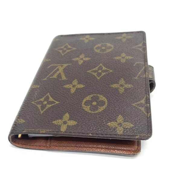 LOUIS VUITTON Monogram AgendaPM Notebook cover MonogramCanvas Brown - Picture 3 of 14